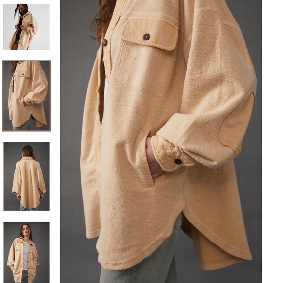 FREE PEOPLE mustard seed ruby shacket size small - Picture 5 of 15